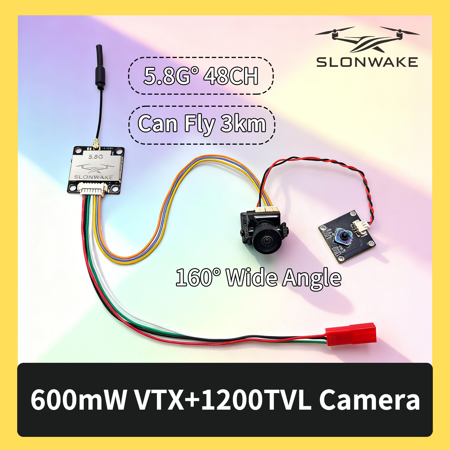 SLONWAKE 5.8G 600mW 7-24V FPV  - Fpv Drone Transmitter ulasan dan harga