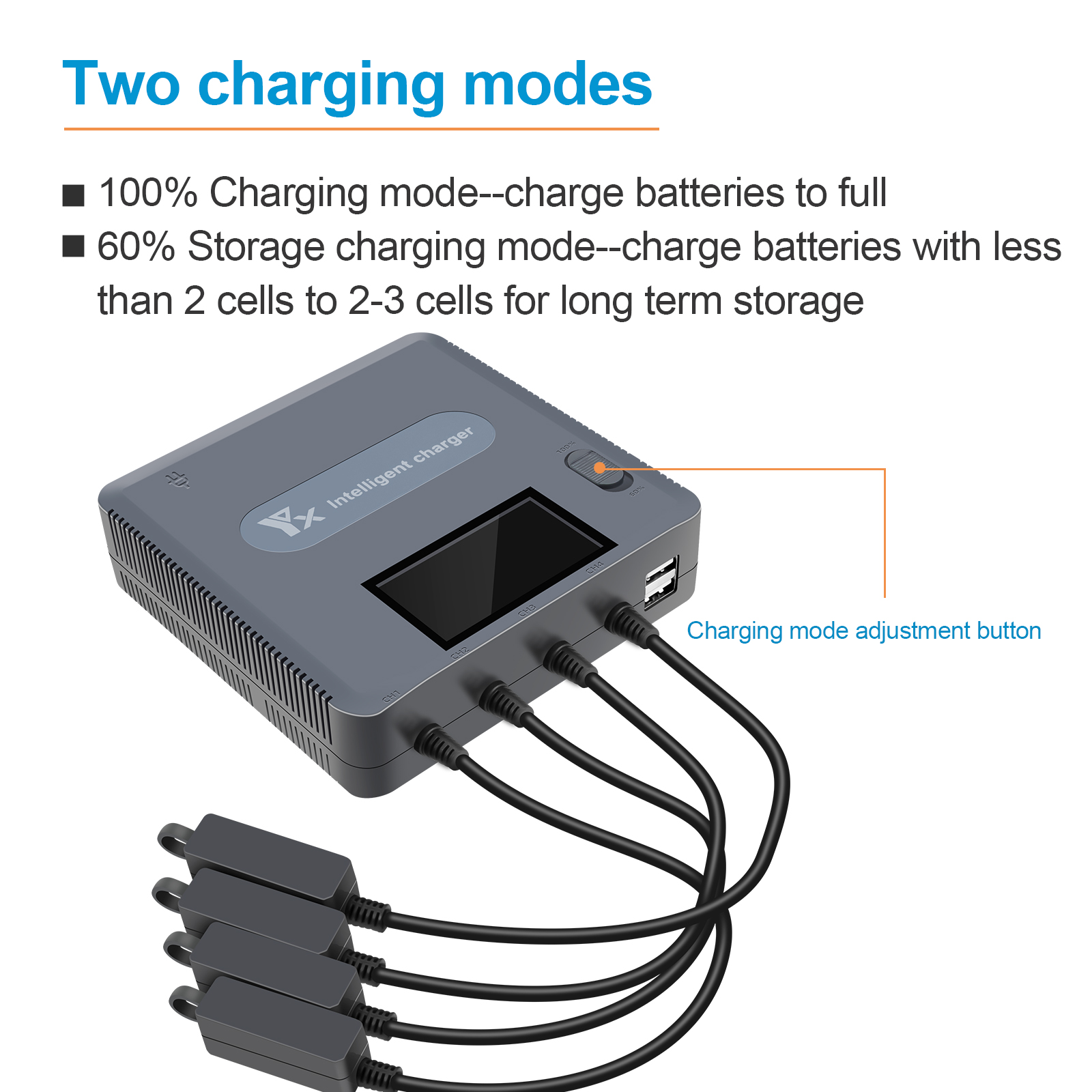 6 in 1 Digital display Battery - Fpv Drone Charger ulasan dan harga