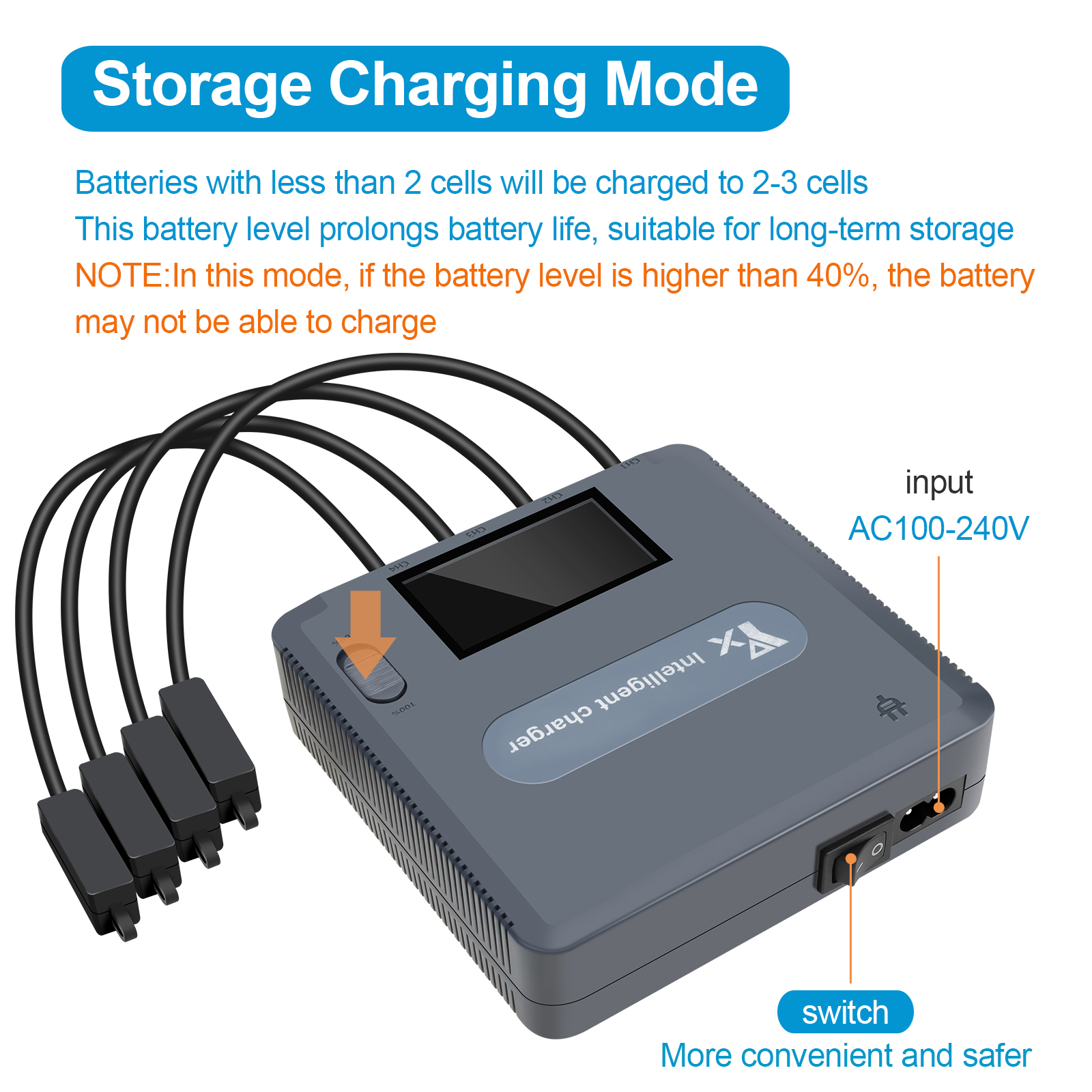 6 in 1 Digital display Battery - Fpv Drone Charger ulasan dan harga