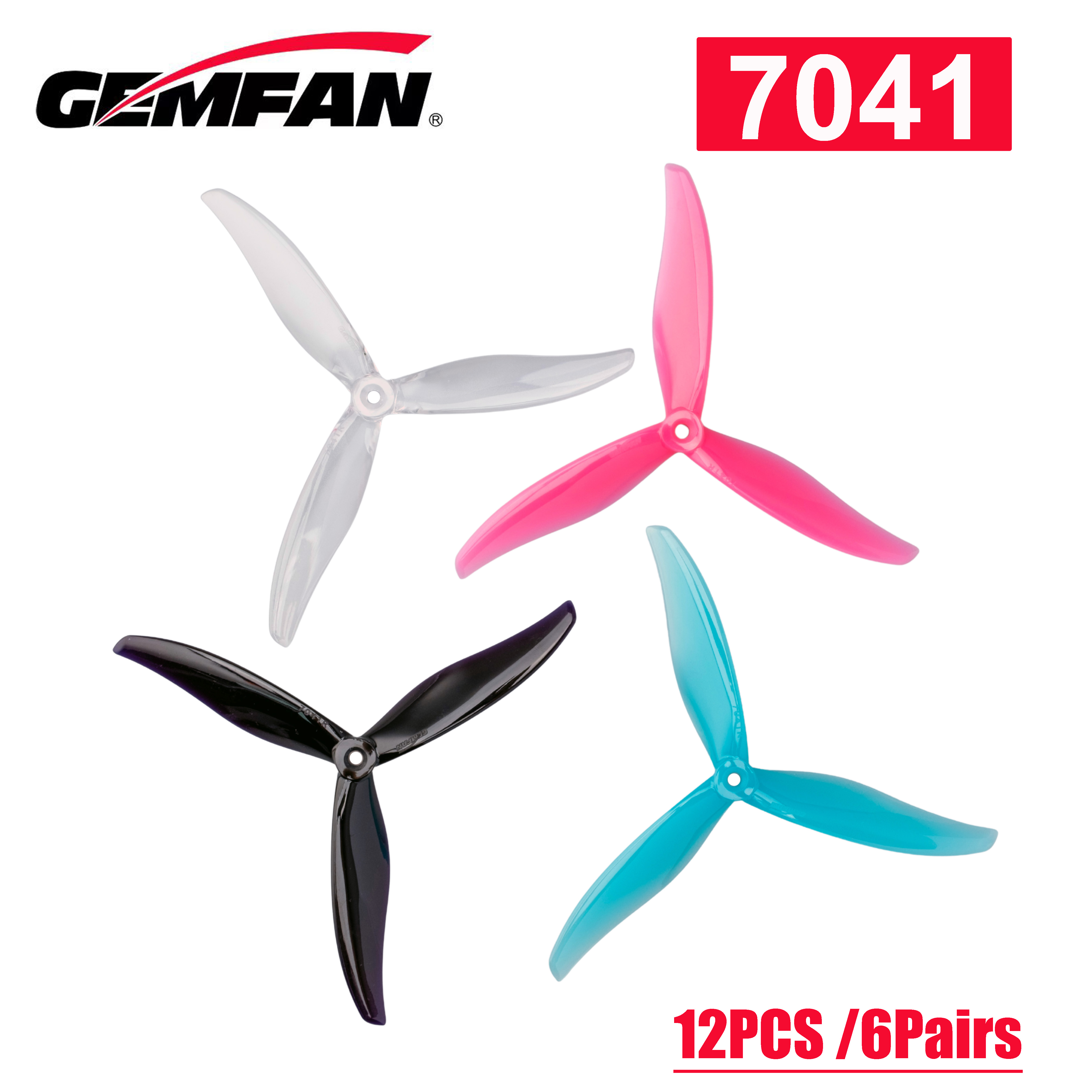 NEW12PCS /6Pairs Gemfan Flash  - Fpv Drone Propeller ulasan dan harga