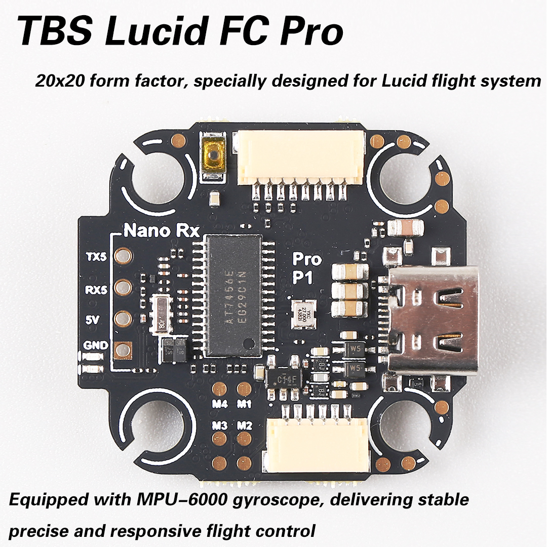 TBS Lucid FC pro Stack Compact - Fpv Drone Frame ulasan dan harga
