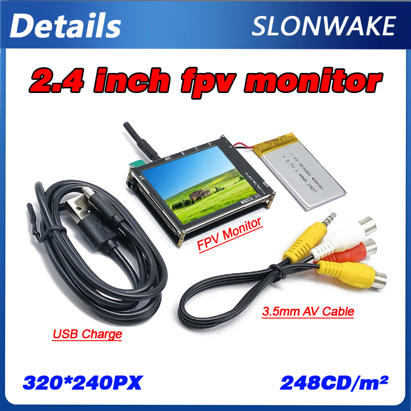 Micro 5.8G 56CH 2.4 Inch LCD 4 - Fpv Drone Flight Controller ulasan dan harga