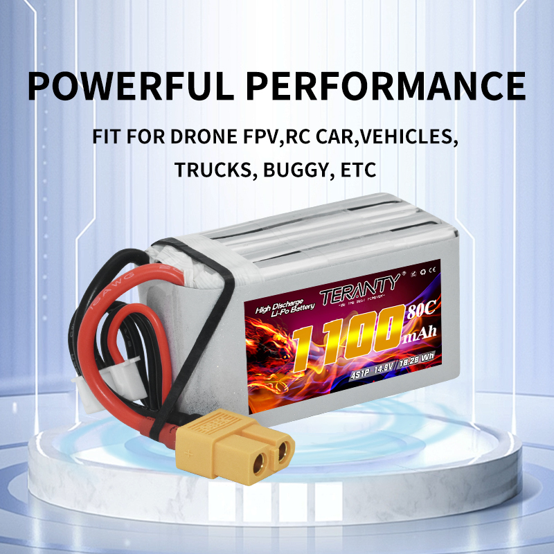 TERANTY 4S 1100mAh 80C/160C Li - Fpv Drone Battery ulasan dan harga