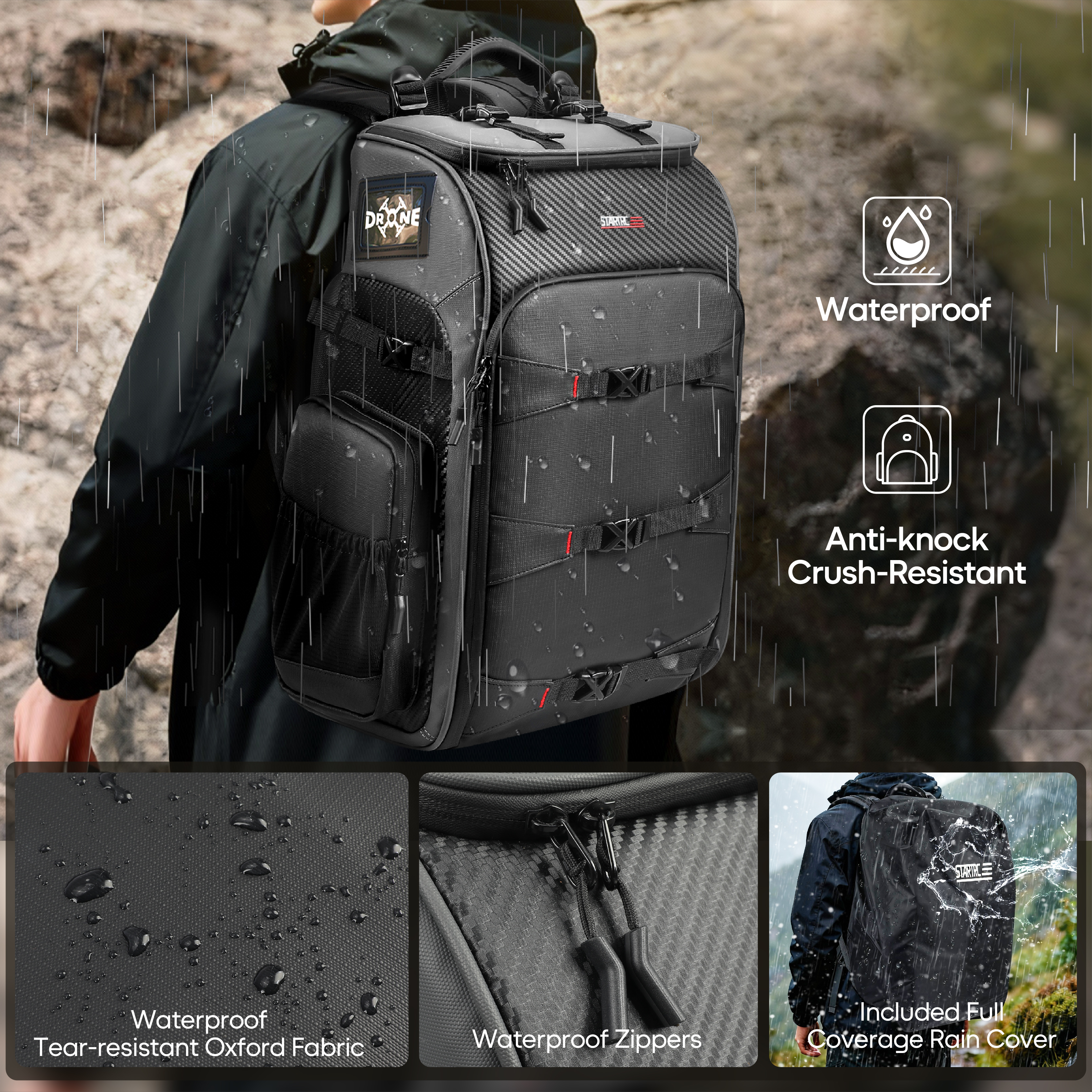 FPV Drone Backpack 40L Profess - Fpv Drone Bag ulasan dan harga