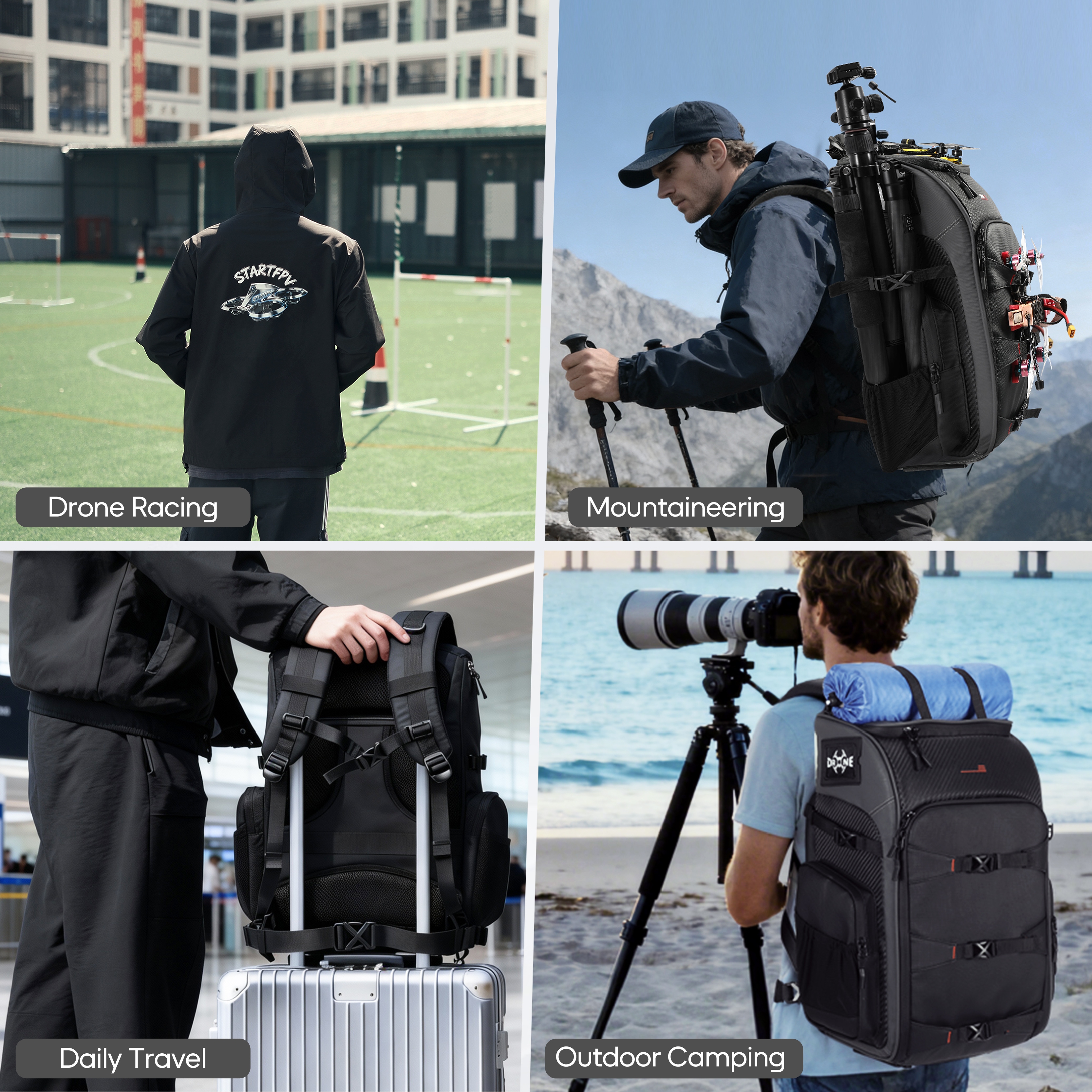 FPV Drone Backpack 40L Profess - Fpv Drone Bag ulasan dan harga