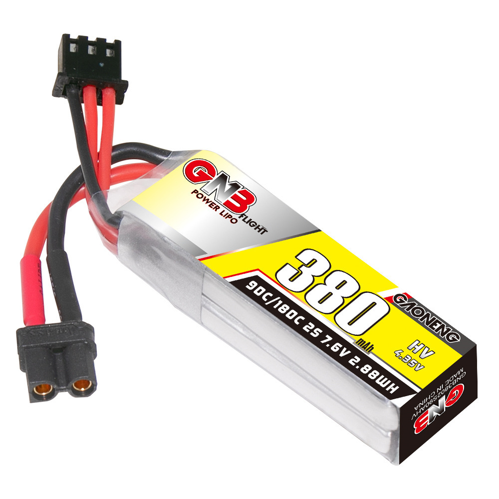 GNB 2S 7.6V 380mAh 90C/180C Li - Fpv Drone Battery ulasan dan harga