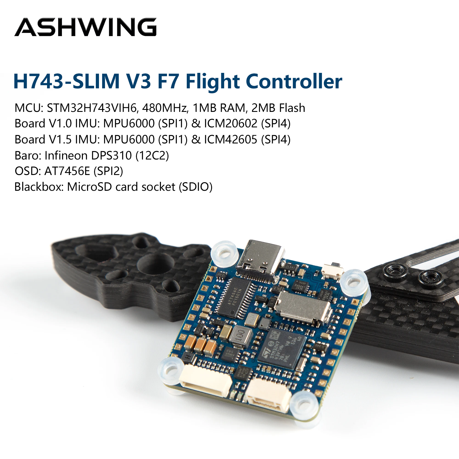 H743-SLIM V3 Flight Controller - Fpv Drone Flight Controller ulasan dan harga
