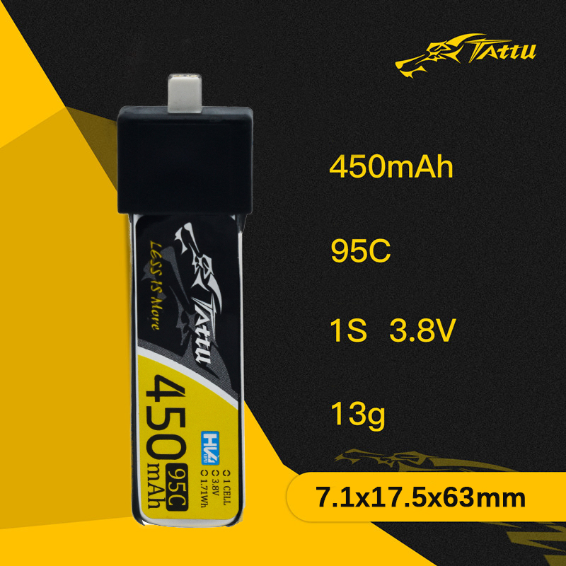 3Pcs NEW TATTU 450/500/550mAh  - Fpv Drone Battery ulasan dan harga