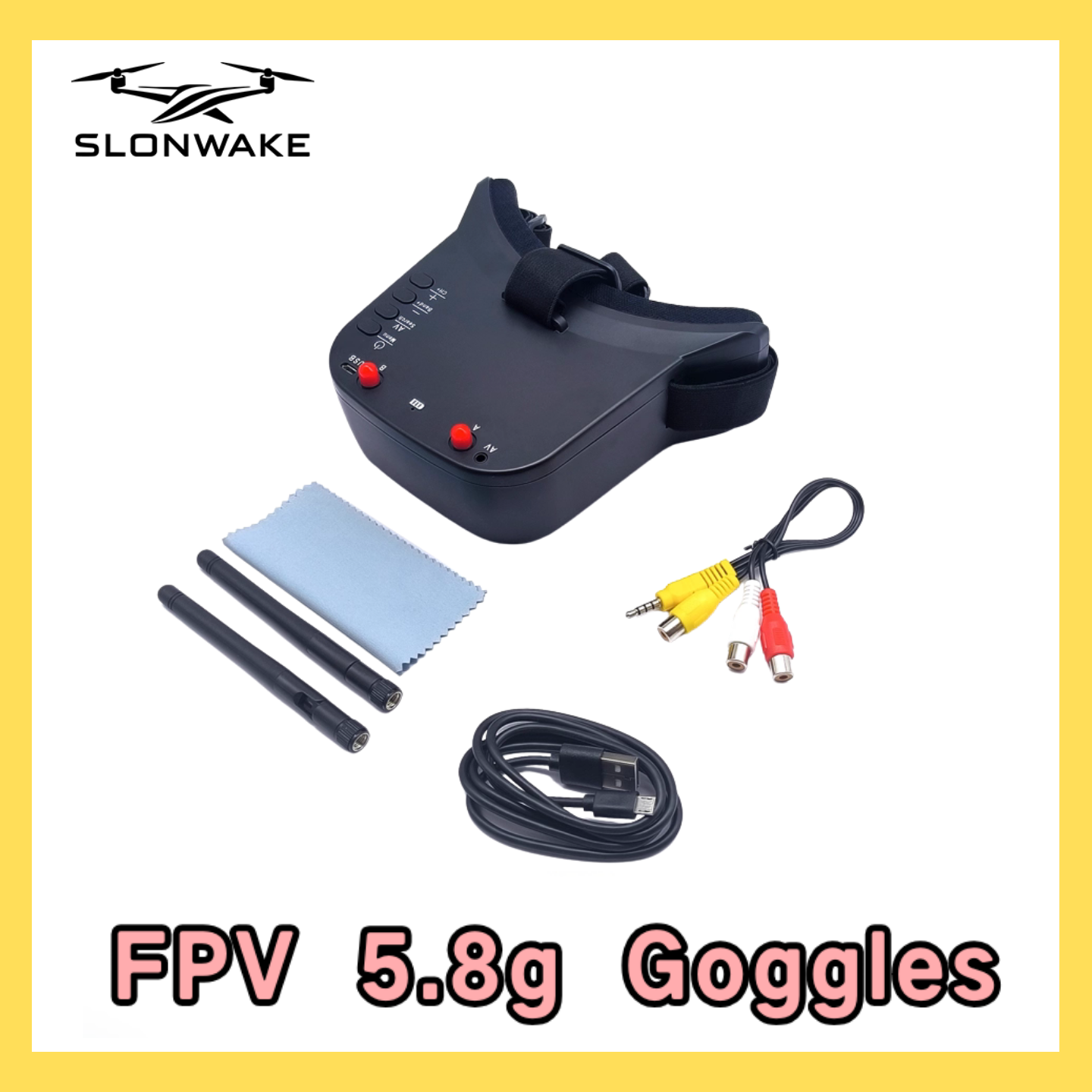 SLONWAKE 5.8G 48CH FPV 400mw V - Fpv Drone Frame ulasan dan harga