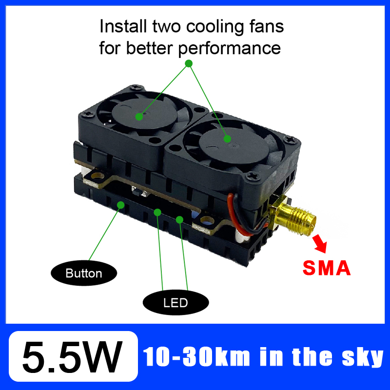 Long Range 5.8GHz 5.5W Video T - Fpv Drone Flight Controller ulasan dan harga