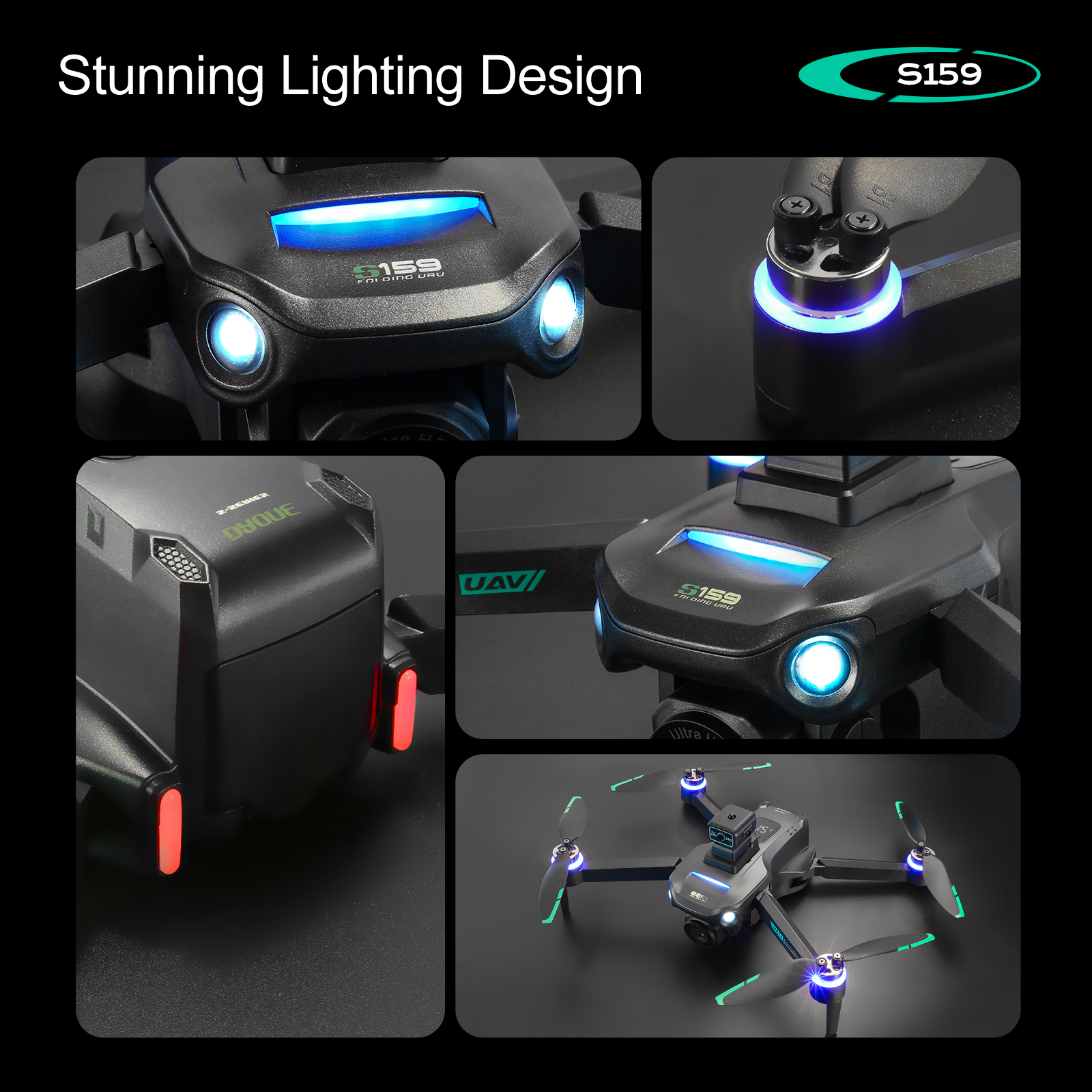 S159 GPS Drone 4K Profesional  - Fpv Drone Charger ulasan dan harga